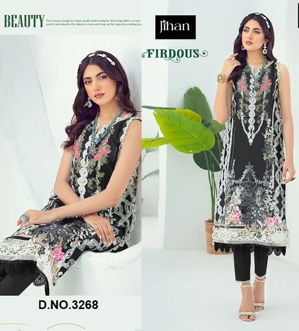 JIHAN 3268 FIRDOUS PAKISTANI SUITS IN INDIA