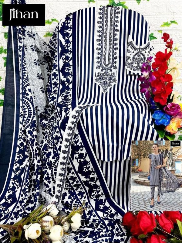 JIHAN 3287 PAKISTANI SUITS WHOLESALE IN INDIA