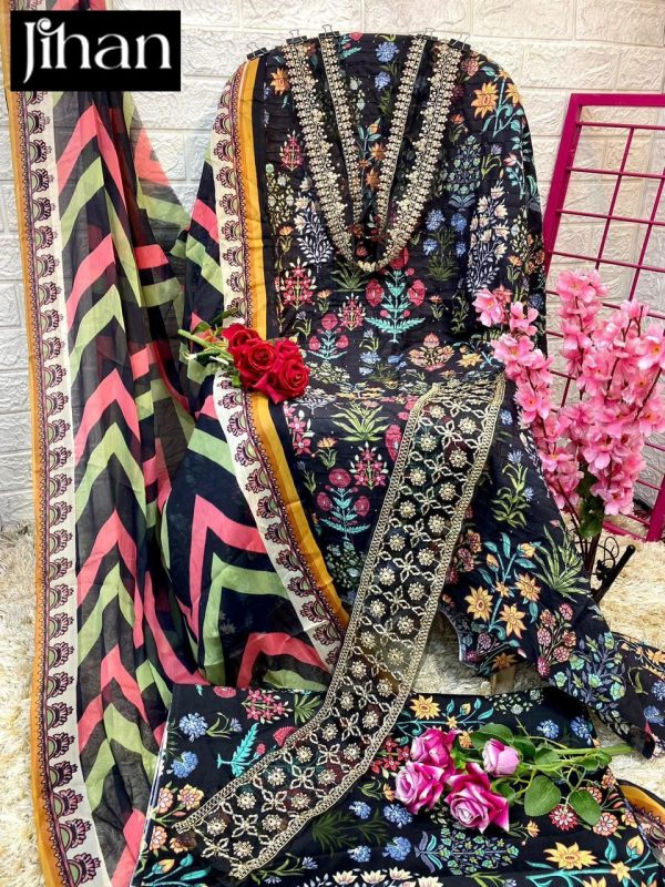 JIHAN 3322 PAKISTANI SUITS WHOLESALE