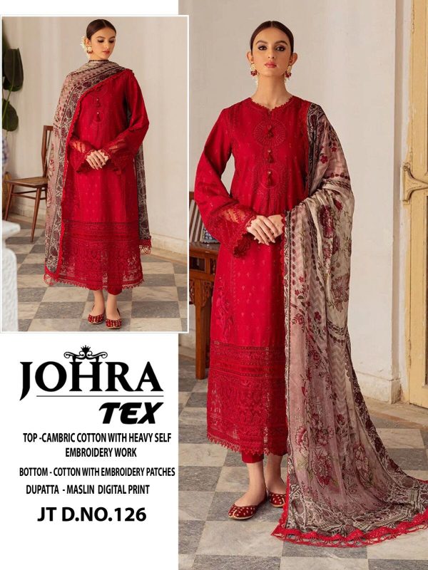 JOHRA TEX JT 126 PAKISTANI SUITS IN INDIA