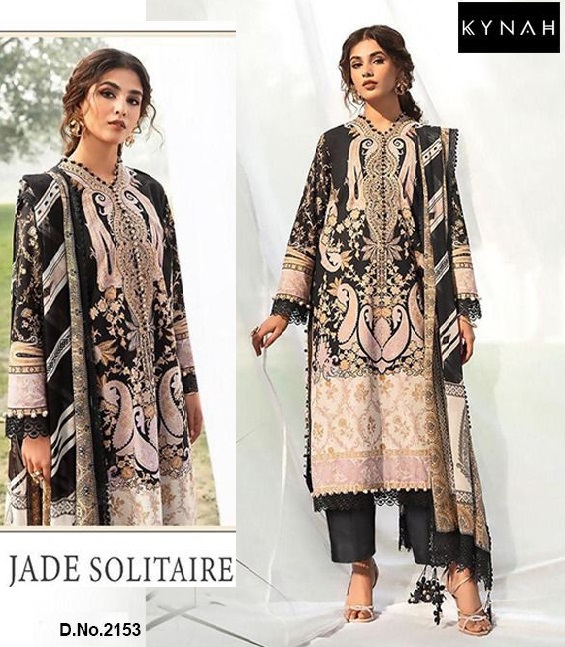 KYNAH 2153 JADE SOLITAIRE PAKISTANI SUITS