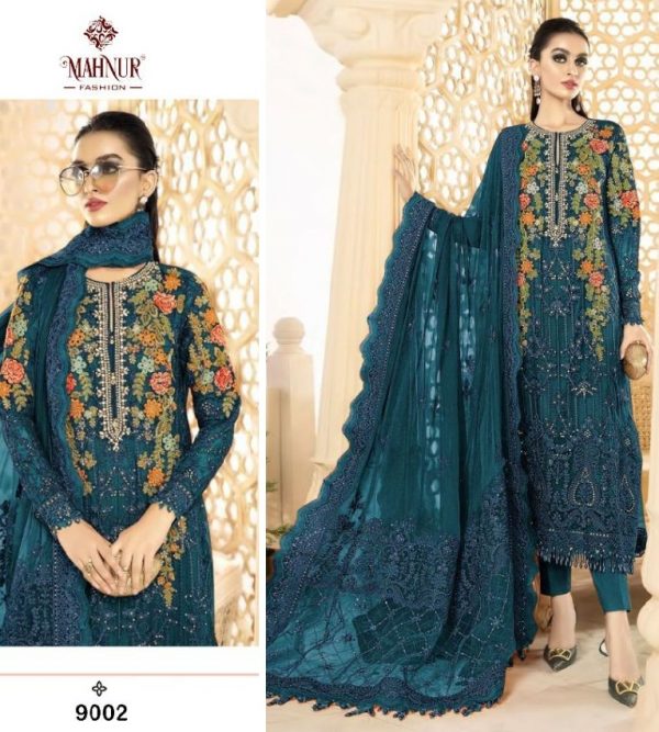 MAHNUR FASHION 9002 VOL 9 PAKISTANI SUITS