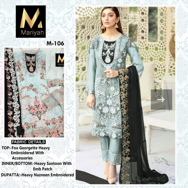 MARIYAH DESIGNER M 106 SALWAR SUITS WHOLESALE