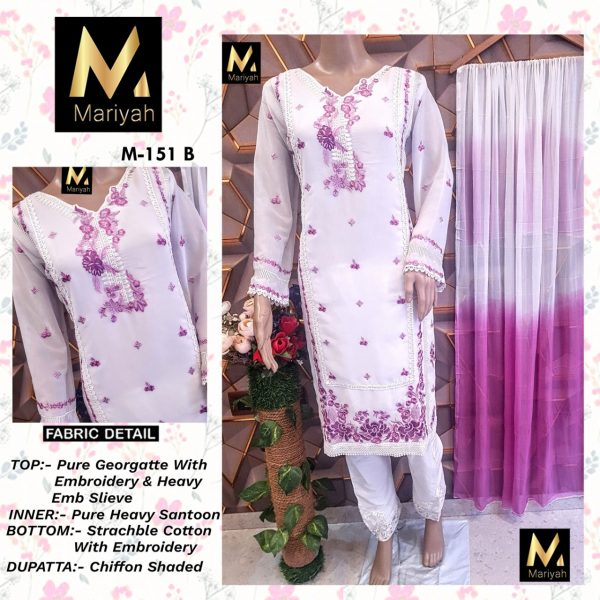 MARIYAH DESIGNER M 151 B READYMADE SUITS