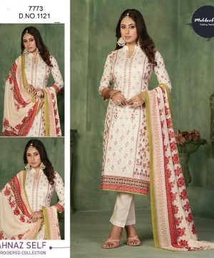 MEHBOOB TEX 1121 SAHNAZ SELF PAKSITANI SUITS