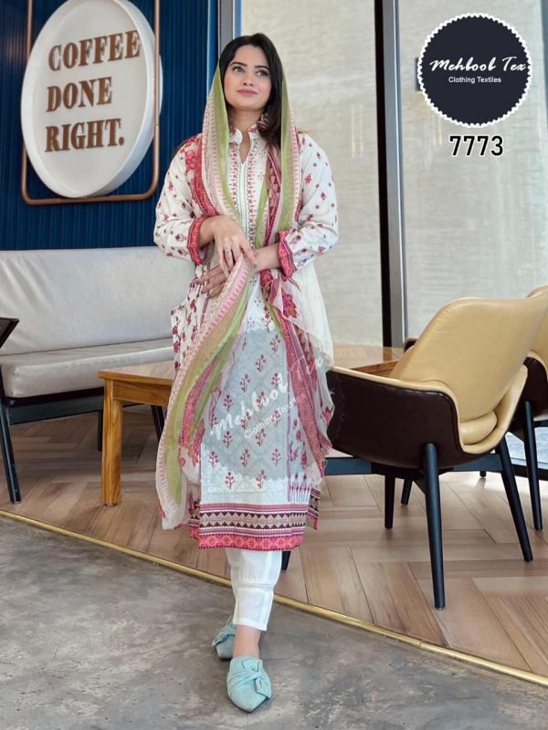 MEHBOOB TEX 1121 SAHNAZ SELF PAKSITANI SUITS