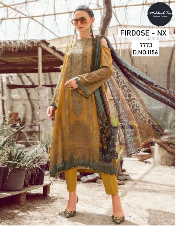 MEHBOOB TEX 1156 FIRDOSE PAKISTANI SUITS