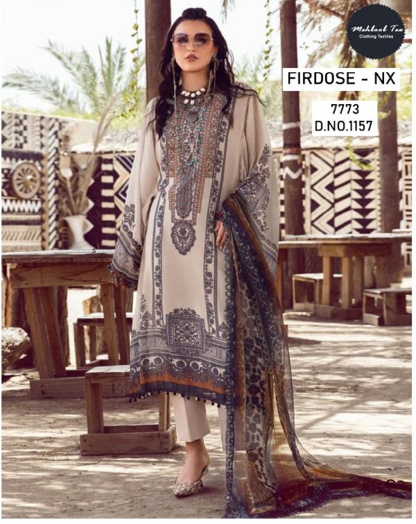 MEHBOOB TEX 1157 FIRDOSE PAKISTANI SUITS