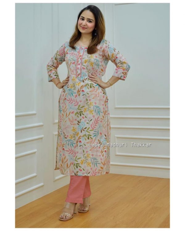 MURTI TRENDS MULTI COLOR KURTA WITH PENT WHOLESALE