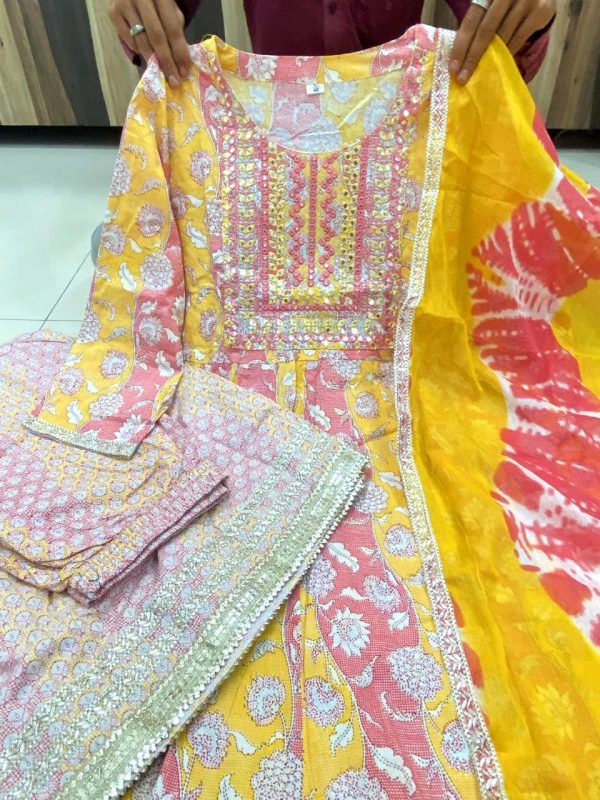 MURTI TRENDS NEW YELLOW SHARARA SET COLLECTION