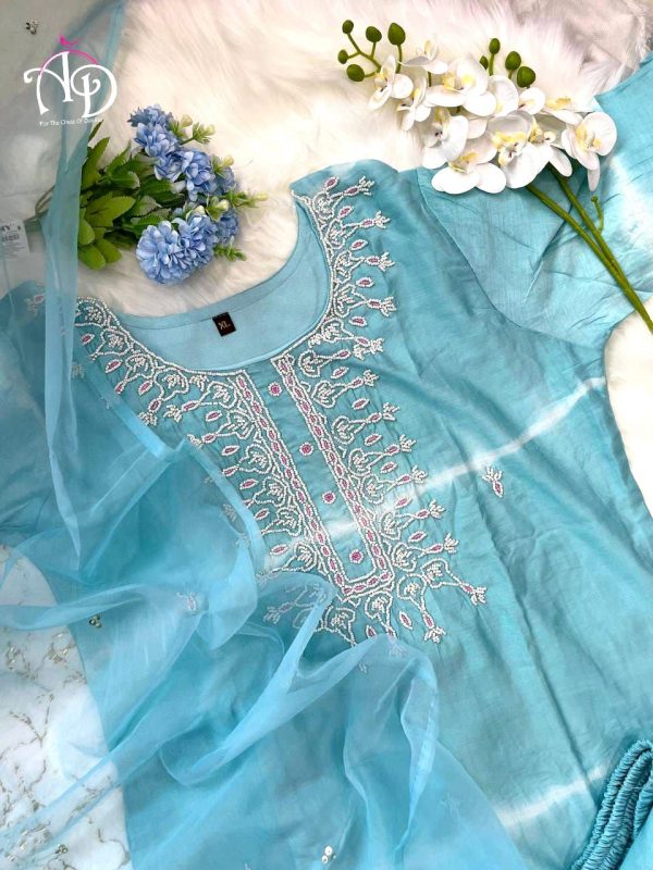 MURTI TRENDS SKY BLUE DESIGNER SUITS COLLECTION