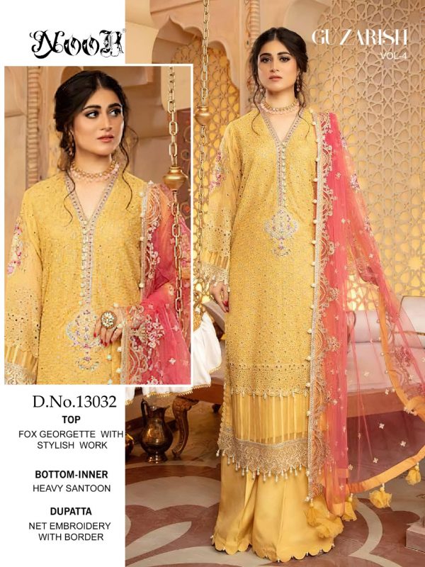 NOOR 13032 GUZARISH VOL 4 SALWAR SUITS