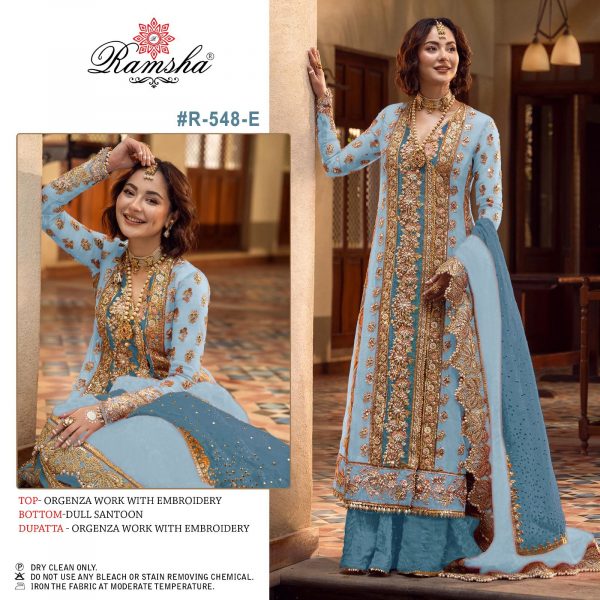 RAMSHA FASHION R 548 E SALWAR SUITS WHOLESALE