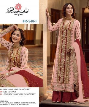 RAMSHA FASHION R 548 F SALWAR SUITS WHOLESALE