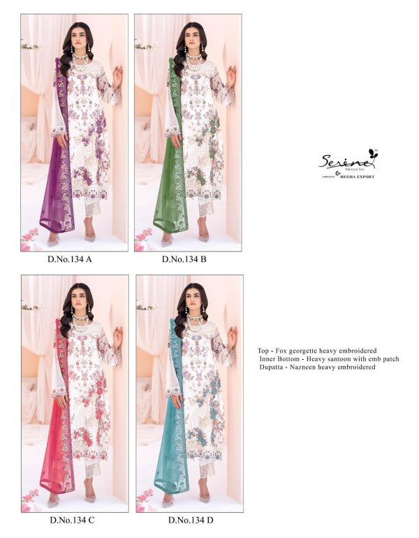 SERINE S 134 A TO D SALWAR SUITS IN INDIA