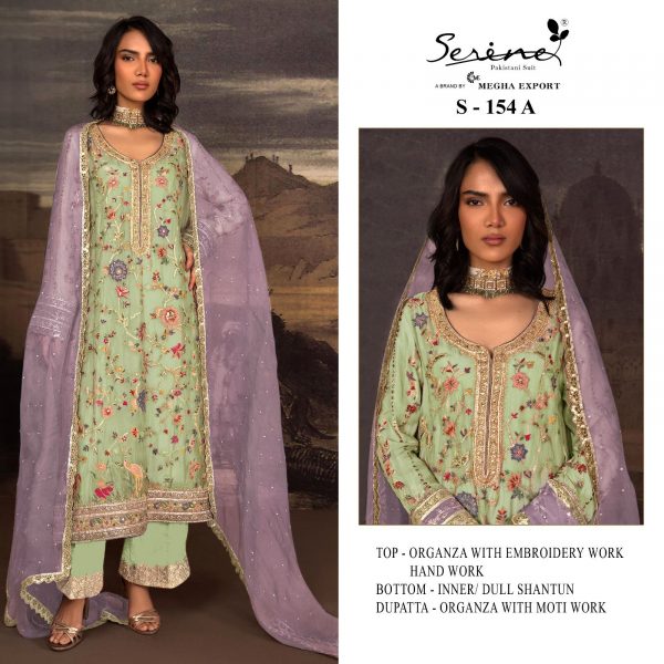 SERINE S 154 A TO D PAKISTANI SUITS IN INDIA