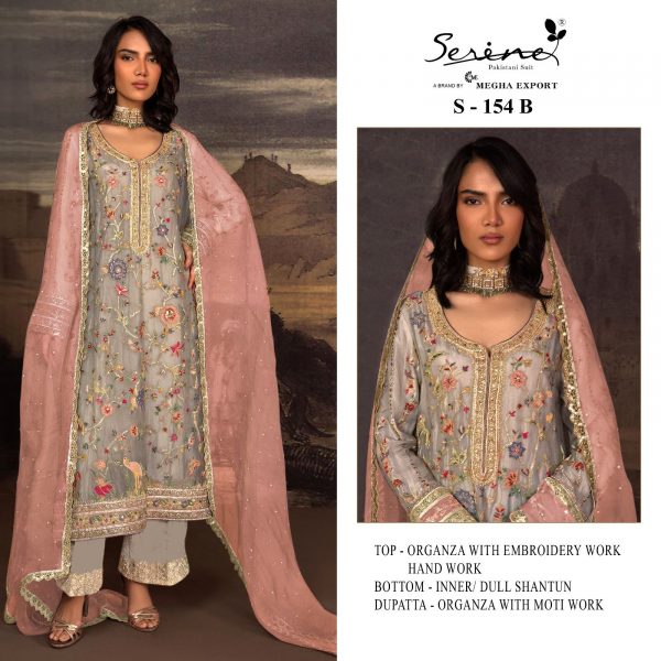 SERINE S 154 A TO D PAKISTANI SUITS IN INDIA