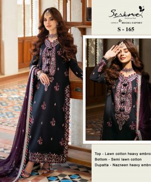 SERINE S 165 PAKISTANI SUITS MANUFACTURER