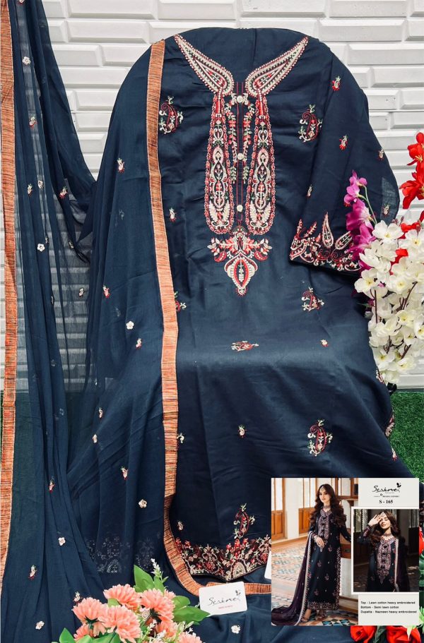 SERINE S 165 PAKISTANI SUITS MANUFACTURER