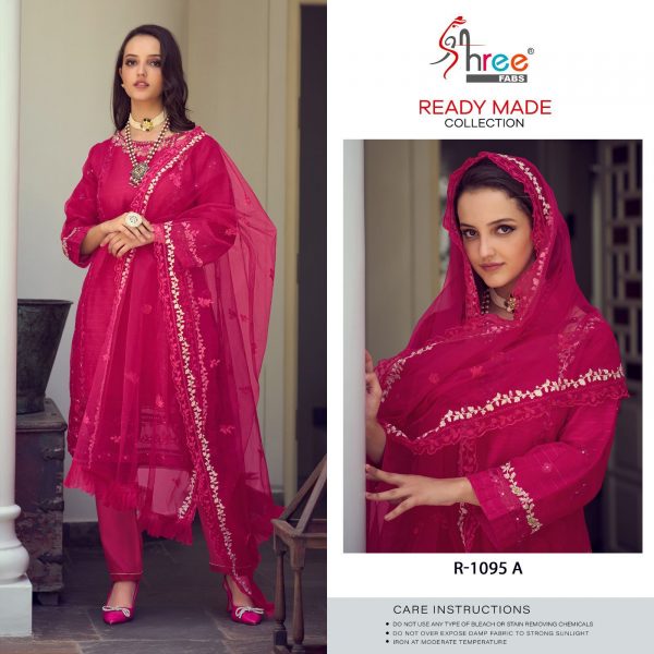 SHREE FABS R 1095 A READYMADE SALWAR SUITS