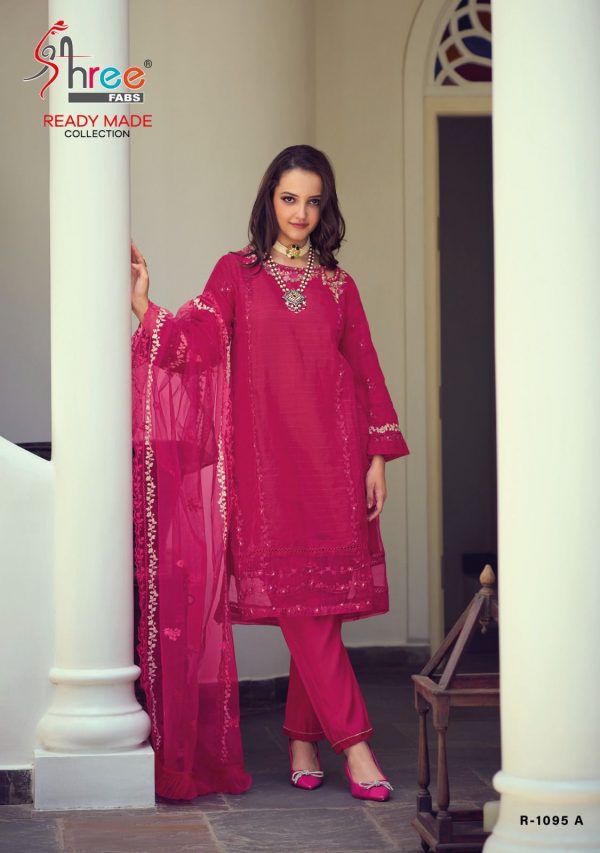 SHREE FABS R 1095 A READYMADE SALWAR SUITS