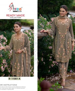 SHREE FABS R 11001 A READYMADE PAKISTANI SUITS