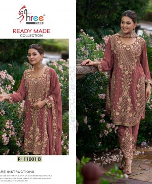 SHREE FABS R 11001 B READYMADE PAKISTANI SUITS