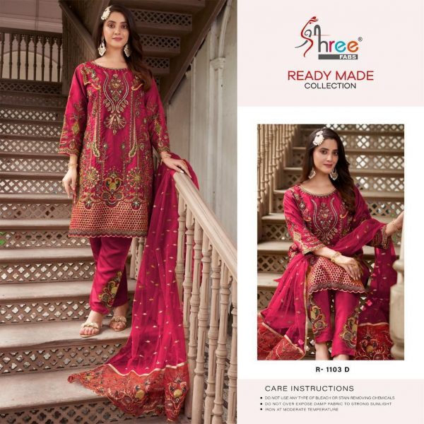 SHREE FABS R 1103 A TO E READYMADE SUITS