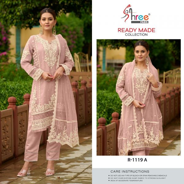 SHREE FABS R 1119 A READYMADE SALWAR SUITS