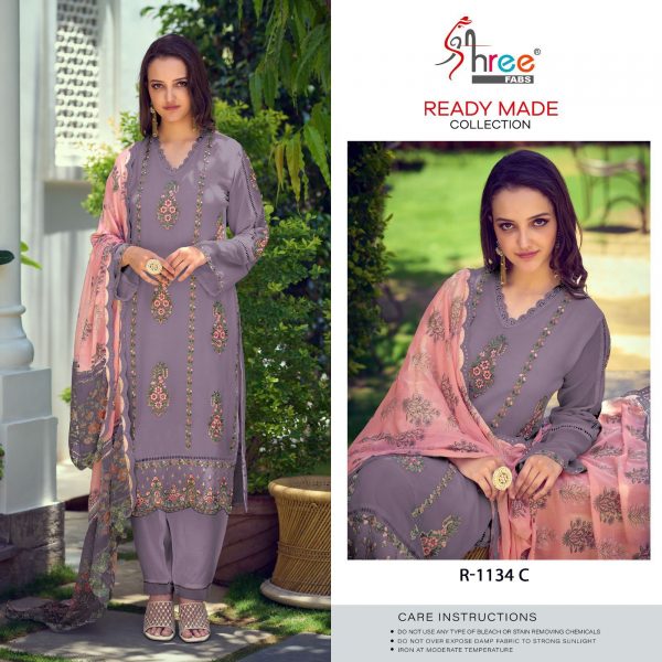 SHREE FABS R 1130 A TO D READYMADE SUITS WHOLESALE