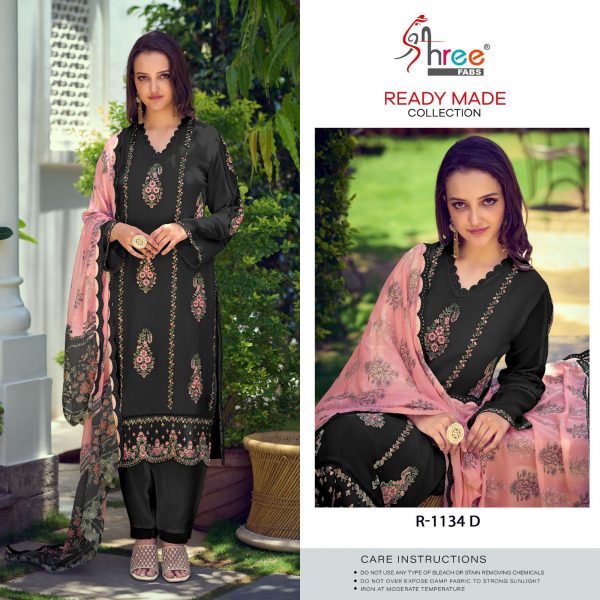 SHREE FABS R 1130 A TO D READYMADE SUITS WHOLESALE