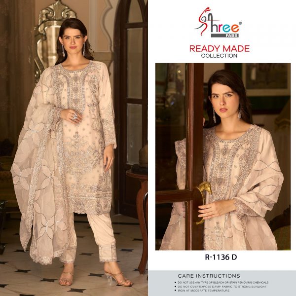 SHREE FABS R 1136 A TO D READYMADE SALWAR SUITS