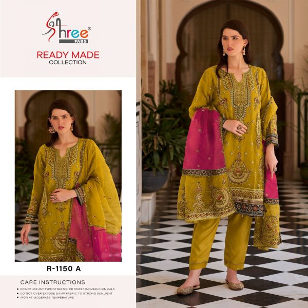 SHREE FABS R 1150 A READYMADE PAKISTANI SUITS