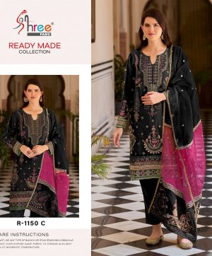 SHREE FABS R 1150 C READYMADE PAKISTANI SUITS