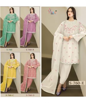 SHREE FABS S 760 SERIES PAKISTANI SUITS