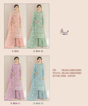 SHREE FABS S 804 SERIES PAKISTANI SUITS