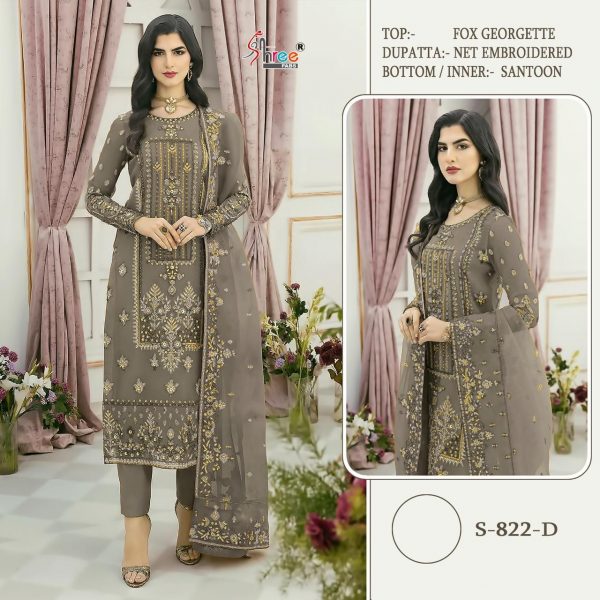 SHREE FABS S 822 SERIES PAKISTANI SUITS IN INDIA