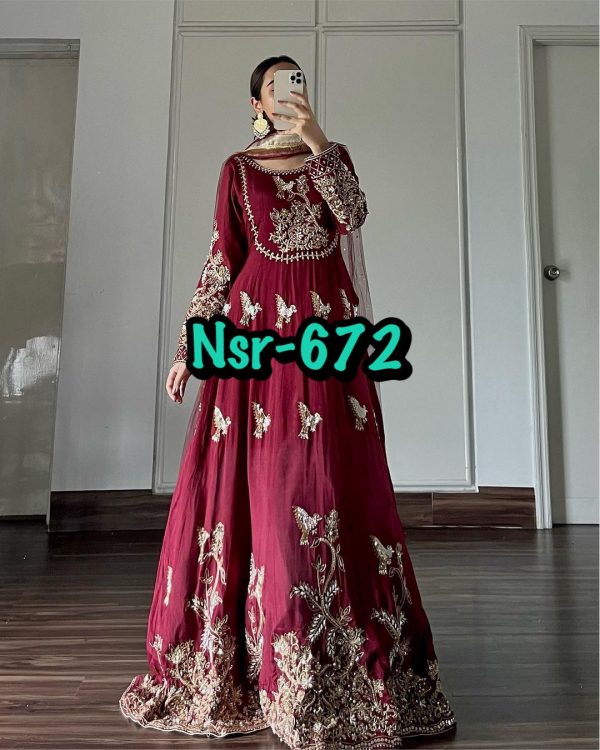 SHREE HARI NSR 672 DESIGNER GOWN WHOLESALE