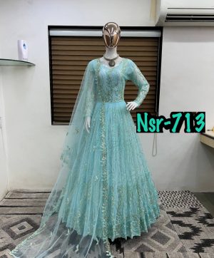 SHREE HARI NSR 713 A DESIGNER GOWN WHOLESALE