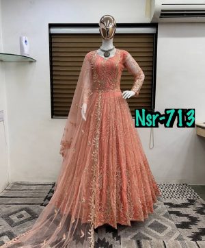 SHREE HARI NSR 713 B DESIGNER GOWN WHOLESALE