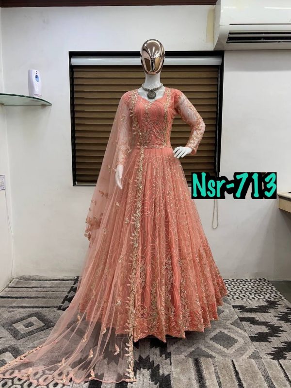 SHREE HARI NSR 713 B DESIGNER GOWN WHOLESALE