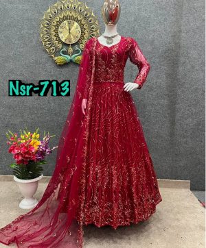 SHREE HARI NSR 713 C DESIGNER GOWN WHOLESALE