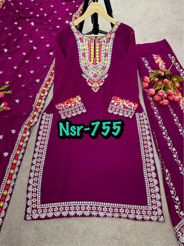 SHREE HARI NSR 755 DESIGNER SUITS WHOLESALE