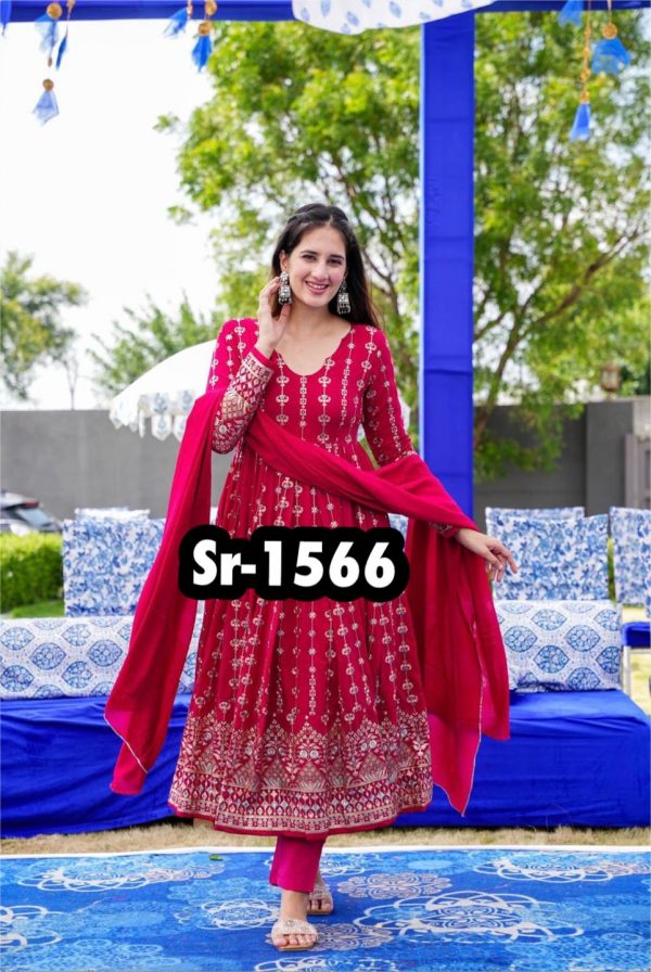 SHREE HARI SR 1566 DESIGNER GOWN WHOLESALE