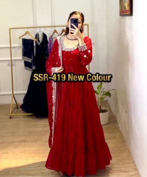 SHREE HARI SSR 419 B DESIGNER GOWN WHOLESALE