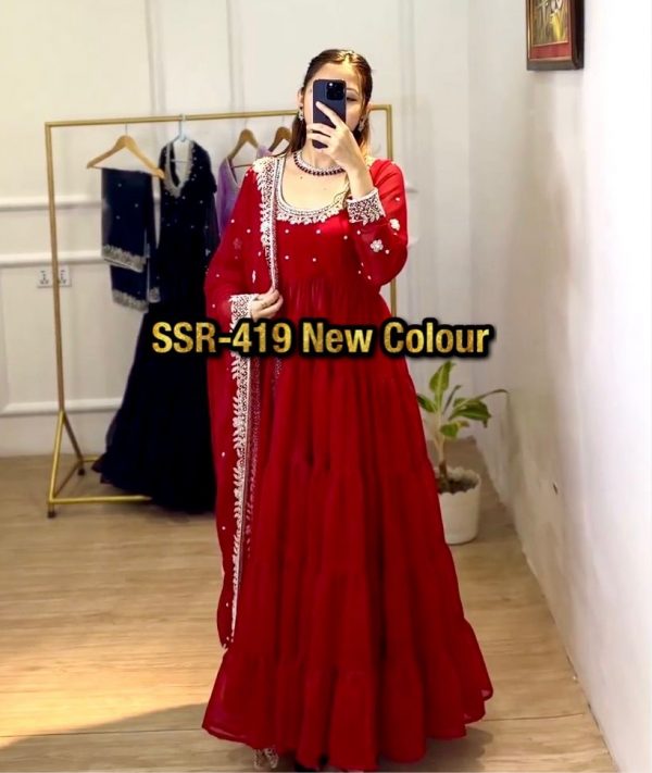 SHREE HARI SSR 419 B DESIGNER GOWN WHOLESALE