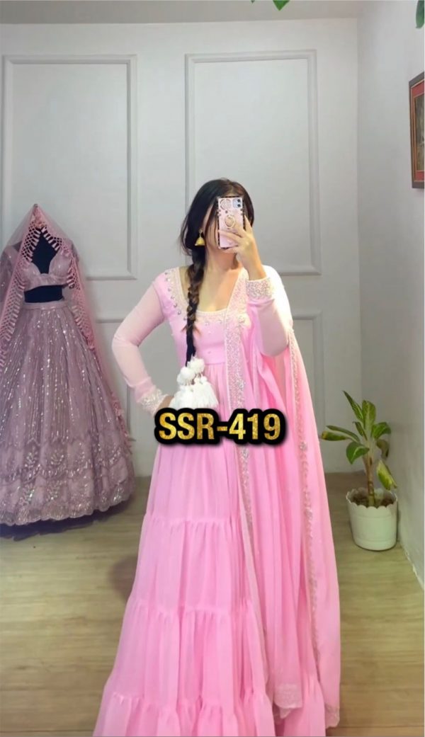 SHREE HARI SSR 419 DESIGNER GOWN MANUFACTURER