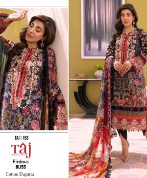 TAJ CREATIONS 153 FIRDOUS BLISS PAKISTANI SUITS