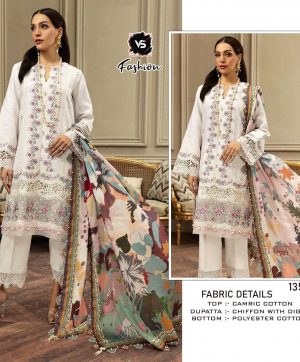 VS FASHION 1358 B PAKISTANI SUITS WHOLESALE