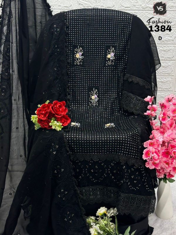 VS FASHION 1384 A TO H PAKISTANI SUITS